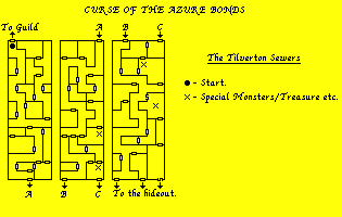 Map - Tilverton Sewers